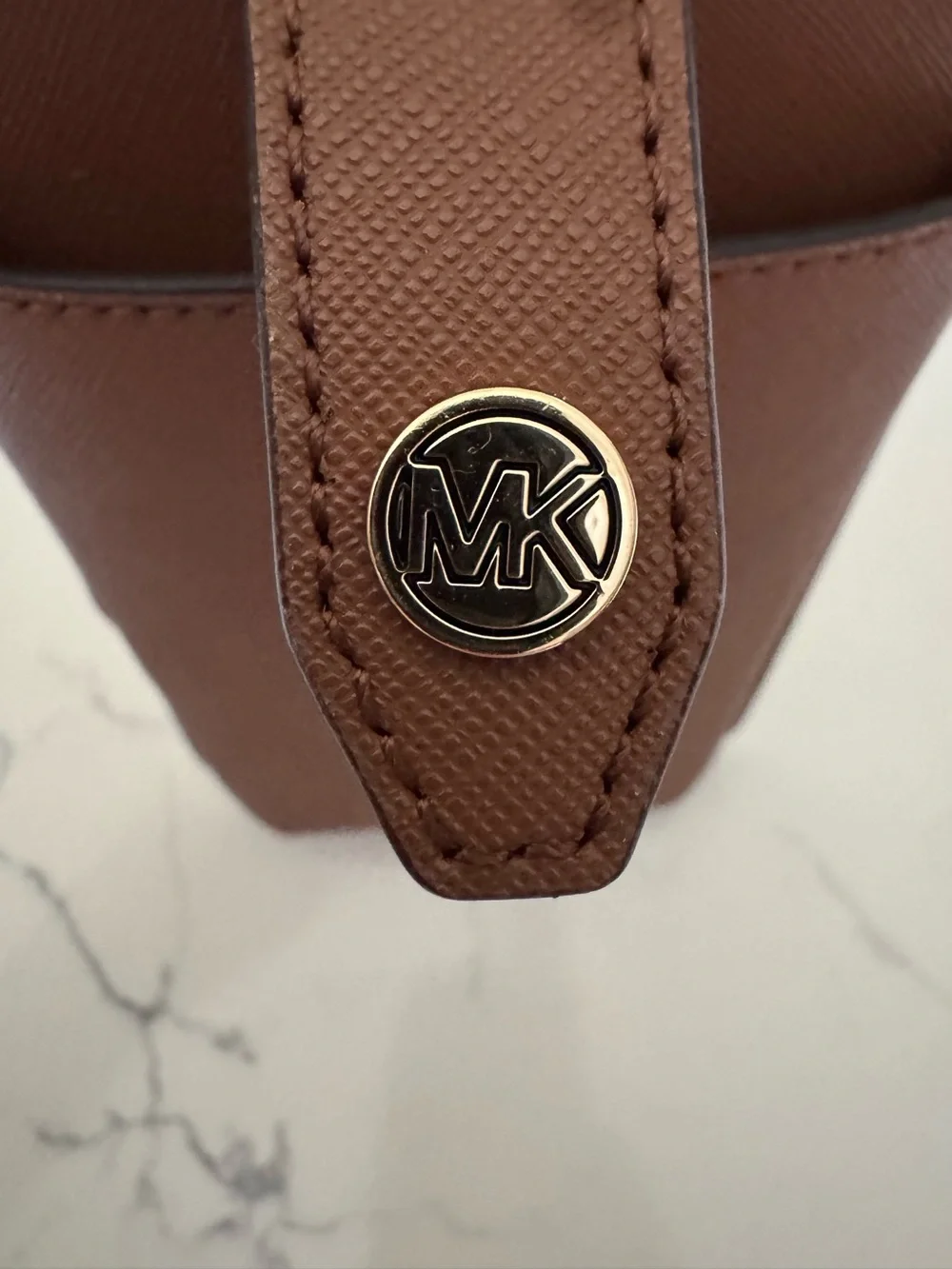 Michael Kors Saffiano Leather Smartphone Crossbody Bag
